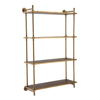 Ballard Designs Marloe Shelf - Brass - Ballard Designs