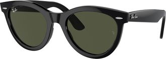 Ray-Ban RB2241F Wayfarer Way Asian Fit 901/31 Mens Sunglasses Black Size 54