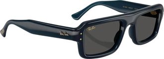Ray-Ban Pilot Full Circle - Heren - Zonnebrillen - Blauw - 52 MM - Nylon - Accessoires