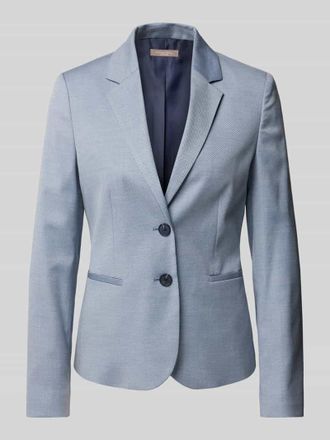 Christian Berg Blazer mit Strukturmuster in Hellblau, Gr&ouml;&szlig;e 36