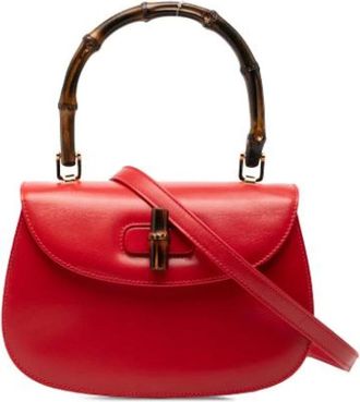 Gucci Pre-owned Handbags, female, Red, Size: ONE SIZE Pre-owned Vintage Handbag