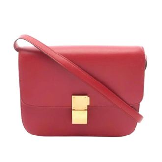 Celine Pre-owned Cross Body Bags, female, Red, Size: ONE SIZE Pre-owned Vintage Shoulder Bag
