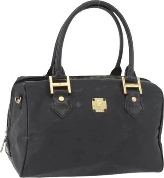 MCM Pre-owned Handtas - Dames - Vintage Handtas - Zwart - ONE Size - Leer - Vintage