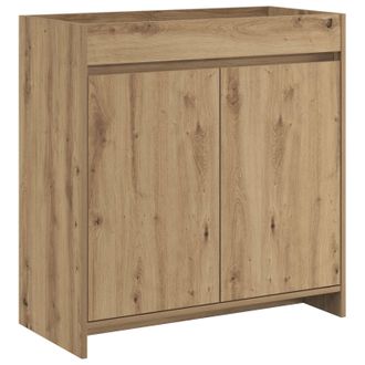 vidaXL Gabinete De Ba&ntilde;o Debajo Del Lavabo Roble Artesanal Vidaxl