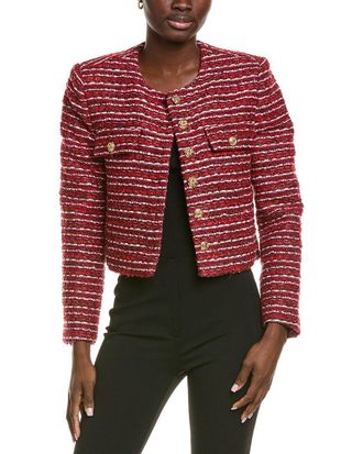 endless rose Tweed Wool-Blend Jacket