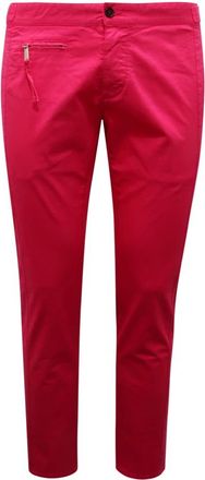 Dsquared2 Fuchsia Broek Made in Italy - Heren - Slim Fit Broeken - Roze - S - Broeken