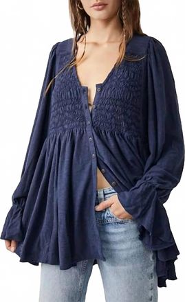 Free People DonT Call Me Baby Top In Jazzberry