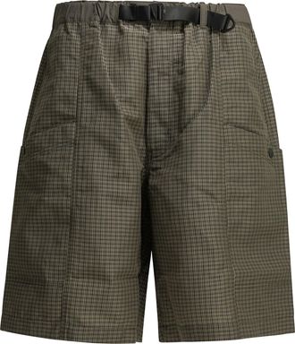 Comme Des Gar&ccedil;ons Karierte Cargo-Shorts