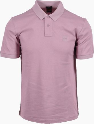 HUGO BOSS Mens Boss Orange PASSENGER POLO PASTEL PURPLE - Size: 44
