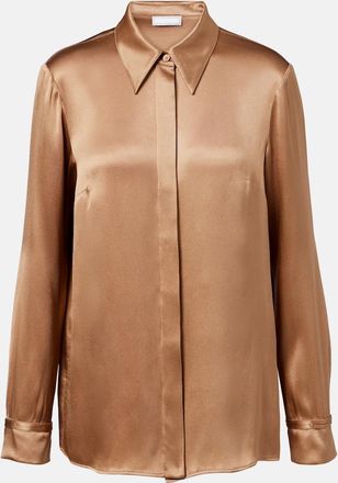 Gabriela Hearst Cruz silk satin shirt