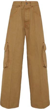 Dsquared2 Cargo a gamba ampia - Marrone