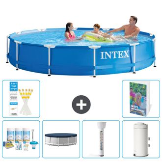 Intex Piscina Con Estructura Redonda - 366x76 Cm - 7-piezas S63