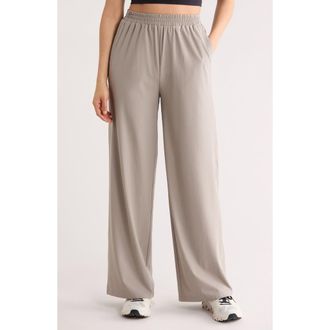 Zella Vista High Waist Woven Pants in Grey Earl at Nordstrom Rack, Size X-Small
