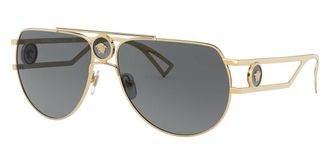 Versace Grey Pilot Mens Sunglasses VE2225 100287 60