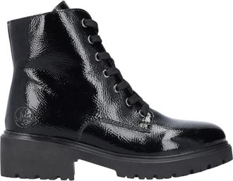 Rieker Schoenen, Dames, Zwart, 37 EU, Veterschoenen tot halverwege de enkel