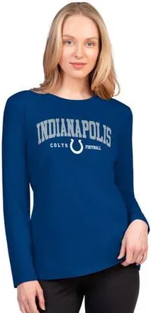 G-III 4Her by Carl Banks Womens G-III 4Her by Carl Banks Royal Indianapolis Colts Best Play Long Sleeve T-Shirt at Nordstrom, Size Xx-Large