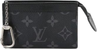 Louis Vuitton Pre-owned Accessories, male, Black, Size: ONE SIZE Pre-owned Canvas Wallet