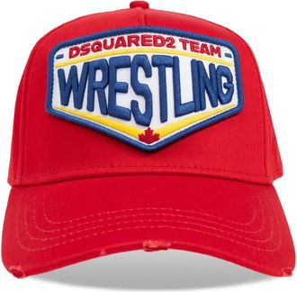 Dsquared2 Cappello da baseball Boxeur - Rosso