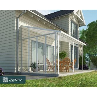 Palram Canopia Pared Lateral Para P&eacute;rgola 3m Blanco