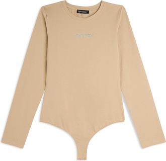 Freddy Body scollo quadrato in jersey decorato da strass