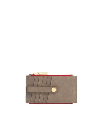 Hammitt Hammitt 210 West Pewter Brushed Gold Red Zip