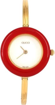 Gucci Pre-owned Watches, female, White, Size: ONE SIZE Pre-owned Vintage Wristwatch