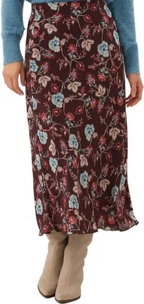 Karen Kane Bias Cut Midi Skirt in Print at Nordstrom, Size X-Small