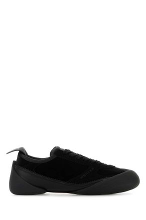 Alexander McQueen Alexander Mcqueen Black Canvas And Suede Sneakers