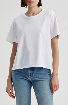 A.L.C. Kari Cotton T-Shirt in White at Nordstrom, Size Xx-Small