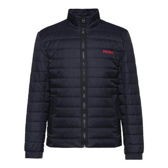 HUGO BOSS Jassen, Heren, Blauw, S, Stijlvolle Jas