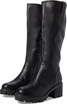Dolce Vita Womens DV Dolce Vita Mya Boot Black Block Heel Knee High Riding RHS6836