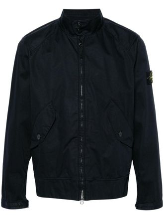 Stone Island Shirtjack met Compass-patch - Blauw