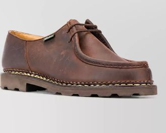 Paraboot leather derby shoes