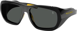 Polo Ralph Lauren PH4219U 500187 Mens Sunglasses Black Size 58