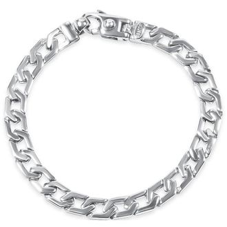 Pompeii3 Mens Designer Curb Link 14k Gold (30gram) or Platinum (48gram) 7.5mm Bracelet 8.5
