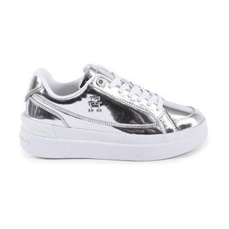 Tommy Hilfiger Dames, Schoenen, Grijs, Maat: 40 EU Leer