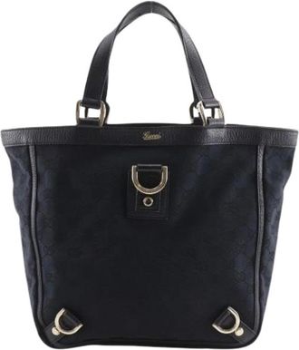Gucci Pre-owned Abbey GG Canvas Handtas - Dames - Vintage Shopper - Zwart - ONE Size - Vintage
