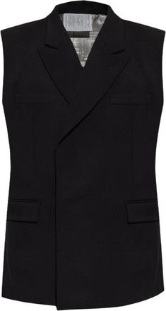 VTMNTS Vesten - Heren - Bodywarmers - Zwart - M - Wol - Jassen