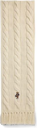 Ralph Lauren Scarf Wool Blend Bear