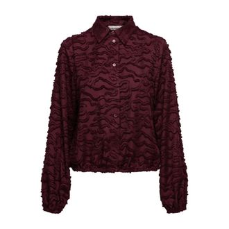&Co Woman Wendelien Blouse - Dames - Blouses & Shirts - Rood - Maat: S Poliester