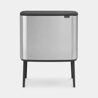 Brabantia 316227 Papelera 34 L Rectangular Pl&aacute;stico, Acero Acero Inoxidable