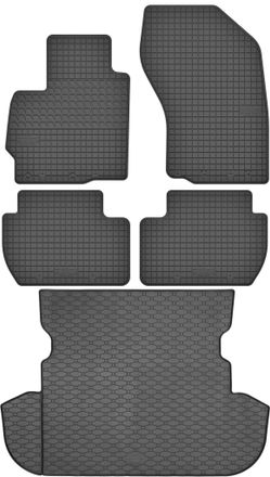 OEM Juego De Alfombrillas De Goma Para Coche Y Alfombrilla Para Maletero Para Mitsubishi Outlander Suv (2007-2012)