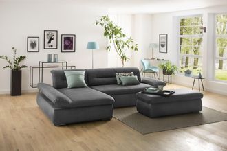 Inosign Ecksofa »Avesa L-Form« Wahlweise mit Armteilvertsellung und Bettfunktion, B/T/H: 300/172/80cm
