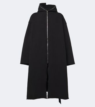Rick Owens Abrigo Gimp Wide Mac de algod&oacute;n