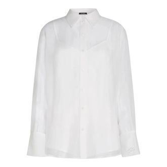 Karl Lagerfeld Mujer, Blusas y Camisas, Blanco, Talla: M