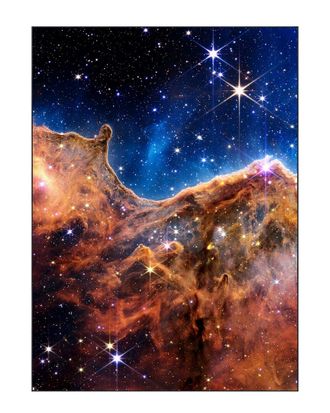 Empire Art Direct The James Webb Space Telescope Washable Art Area Rug