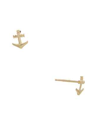 Italian Gold, Inc 14K Anchor Stud Earrings