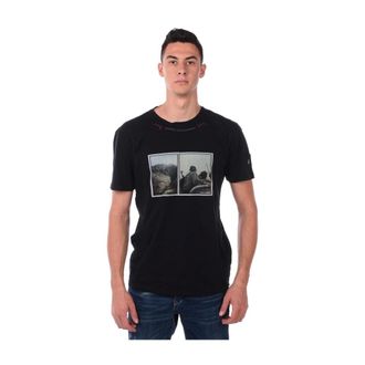 Daniele Alessandrini Tops, Heren, Zwart, S, Katoen, Sweatshirts