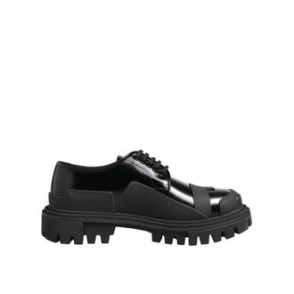 Dolce & Gabbana Derby Dress Schoenen - Heren - Veterschoenen - Zwart - 39 EU - Leer - Schoenen