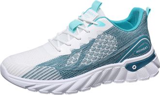 Generic 2026 Running Shoes Mens Summer Breathable Casual Fly Weaving Mesh Sports (White, 5.5)